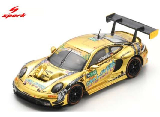 2025 Porsche 911 GT3 R (992) #22 Laurin HEINRICH SCHUMACHER CLRT 3rd Macau GT Cup FIA GT World Cup 2025, orange 1:64 Spark Model