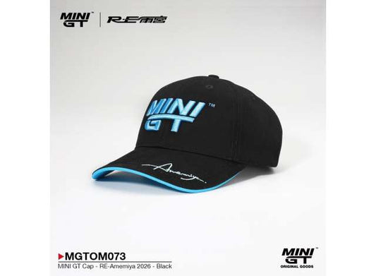 Pre-Order – Mini GT Cap *RE-Amemiya* 2026, black/blue 1:0 Mini GT Model (MGTOM073) – ETA. October/November 2026