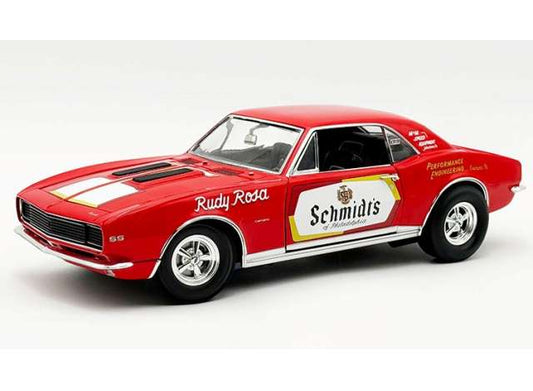 Pre-Order – 1967 Chevrolet Camaro RS/SS *Schmidt's Drag Team*, orange 1:18 Acme Diecast Model (acme1805738) – ETA. October/November 2026
