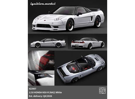 Pre-Order – Honda NSX-R (NA2), white 1:18 Ignition Model (IG3907) – ETA. January/February 2027
