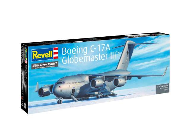 Pre-Order – Boeing C-17A Globemaster III, Level 4 plastic modelkit 1:144 Revell - Germany Model (revell03747) – ETA. September 2026
