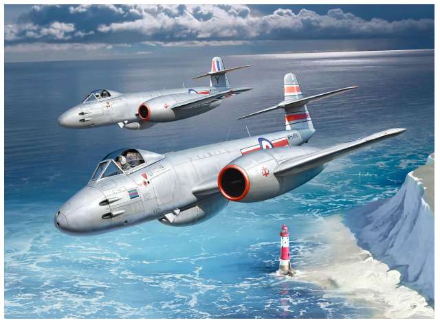 Pre-Order – Gloster Meteor F.8, Level 5 plastic modelkit 1:32 Revell - Germany Model (revell03750) – ETA. October 2026