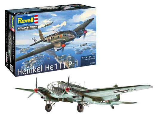 Pre-Order – Heinkel He 111P-1, Level 5 plastic modelkit 1:32 Revell - Germany Model (revell03755) – ETA. November 2026