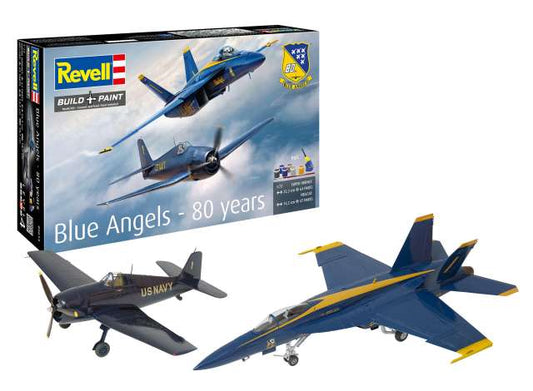 Pre-Order – Giftset *Blue Angels - 80 Years* Level 4 plastic modelkit 1:72 Revell - Germany Model (revell05613) – ETA. September 2026