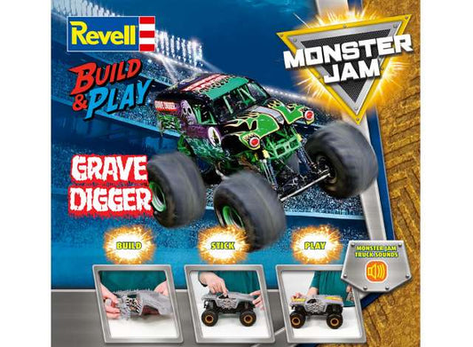 Pre-Order – Build & Play: Monster Jam Grave Digger, easykit 1:25 Revell - Germany Model (revell06560) – ETA. January 2027