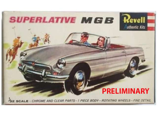 Pre-Order – MGB Roadster *75 Years*, Level 5, plastic modelkit 1:32 Revell - Germany Model (revell07753) – ETA. December 2026