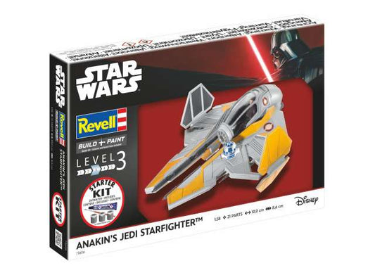 Pre-Order – Starter Kit Anakin's Starfighter, Level 3 plastic modelkit 1:58 Revell - Germany Model (revell73606) – ETA. November 2026