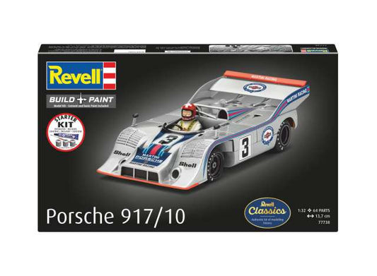 Pre-Order – Starter Kit Porsche 917/10, Level 4 plastic modelkit 1:32 Revell - Germany Model (revell77738) – ETA. September 2026