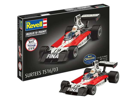 Pre-Order – Starter Kit Surtees TS16/03 , Level 5 plastic modelkit 1:32 Revell - Germany Model (revell77739) – ETA. September 2026