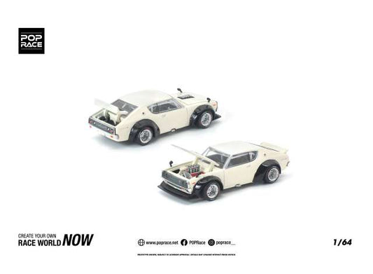 Pre-Order – KPGC110 Kenmeri, white 1:64 Pop Race Limited Model (PR640210) – ETA. November 2026