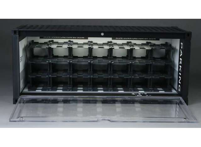 Pre-Order – Diorama Container Underground Parking, various 1:64 Black Box Diorama Model (MB400227) – ETA. October/November 2026