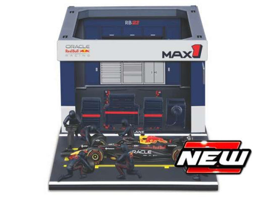 Pre-Order – 2025 Red Bull RB21 #1 Max Verstappen, Pit Pass Set, various 1:43 Bburago Model (bura38459V) – ETA. July/August 2026