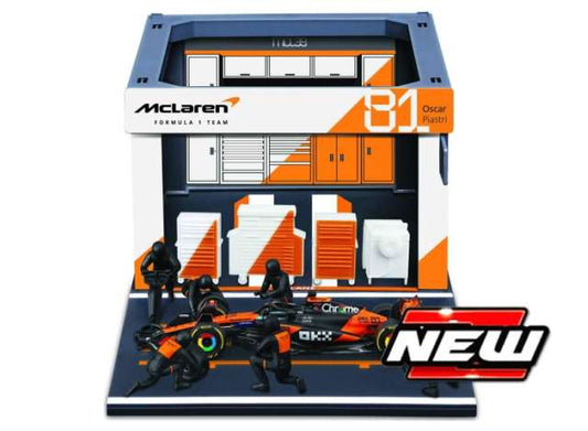 Pre-Order – 2025 Mclaren MCL39 #81 Oscar Piastri, Pit Pass Set, various 1:43 Bburago Model (bura38457P) – ETA. July/August 2026