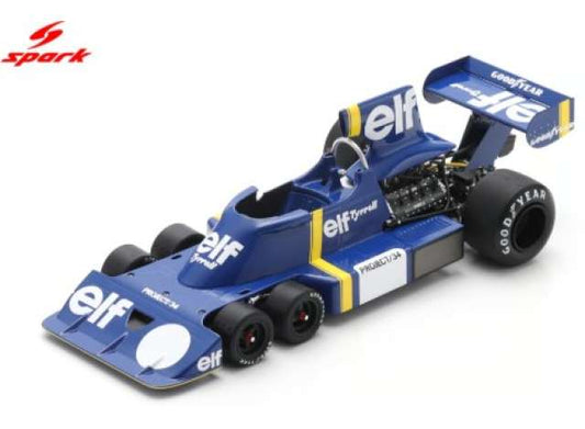 Pre-Order – 1975 Tyrrell P34 Presentation *Resin Serie*, blue 1:18 Spark Model (spa18S1115) – ETA. December 2026
