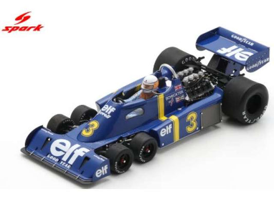 Pre-Order – 1976 Tyrrell P34 #3 Jody Scheckter Winner Sweden GP  *Resin Serie*, blue 1:18 Spark Model (spa18S1027) – ETA. December 2026