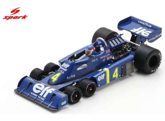 Pre-Order – 1976 Tyrrell P34 #4 Patrick Depailler 2nd Japanese GP  *Resin Serie*, blue 1:18 Spark Model (spa18S1032) – ETA. February 2027