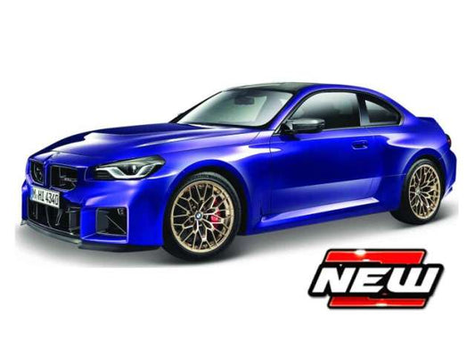 Pre-Order – 2026 BMW M2 CS, blue 1:43 Bburago Model (bura30487) – ETA. October/November 2026