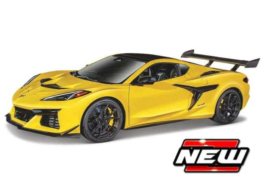 Pre-Order – 2025 Chevrolet Corvette  ZR1, yellow 1:43 Bburago Model (bura30483) – ETA. July/August 2026