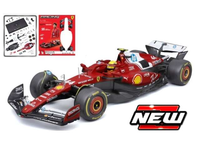 Pre-Order – 2025 Ferrari SF-25 #44 Lewis Hamilton- Metal Kit 1:18 Bburago Model (bura16852) – ETA. July/August 2026