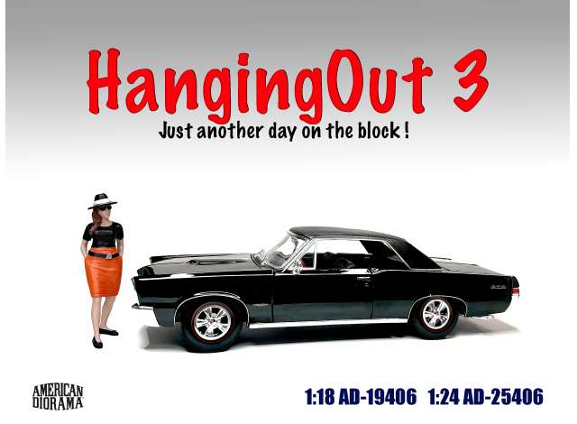 Hanging Out 3-6 1:24 American Diorama Model