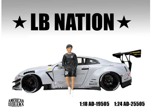 Liberty Walk *LB NATION* - 5 1:24 American Diorama Model