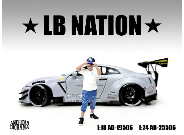 Liberty Walk *LB NATION* - 6 1:24 American Diorama Model