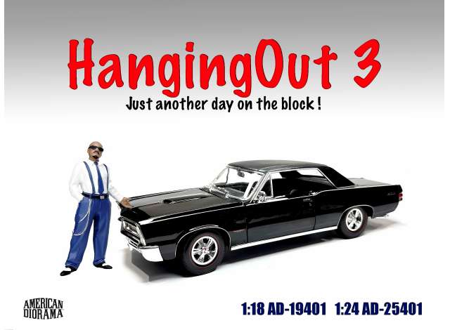 Hanging Out 3-1 1:18 American Diorama Model