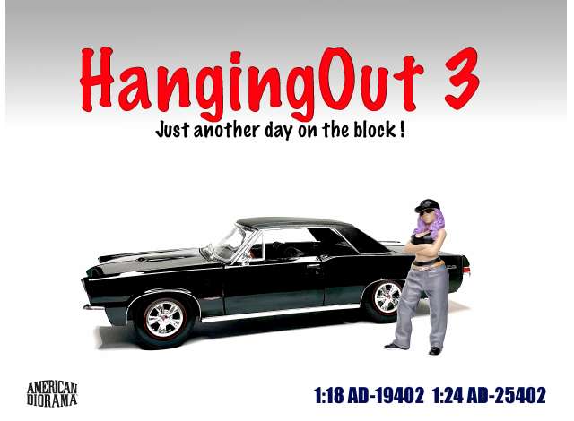 Hanging Out 3-2 1:18 American Diorama Model