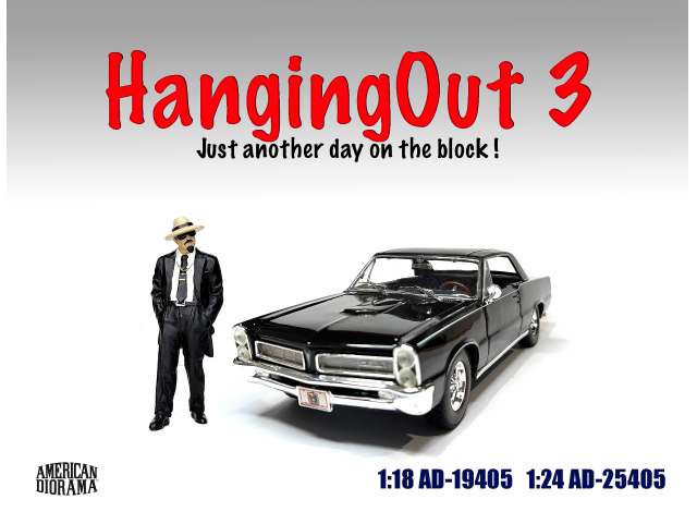 Hanging Out 3-5 1:18 American Diorama Model