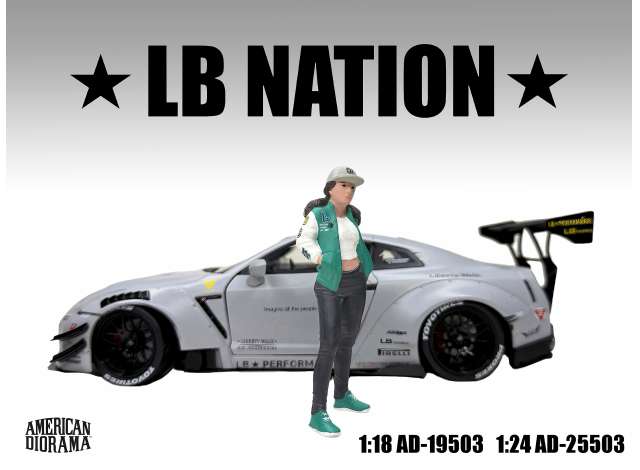 Liberty Walk *LB NATION* - 3 1:18 American Diorama Model