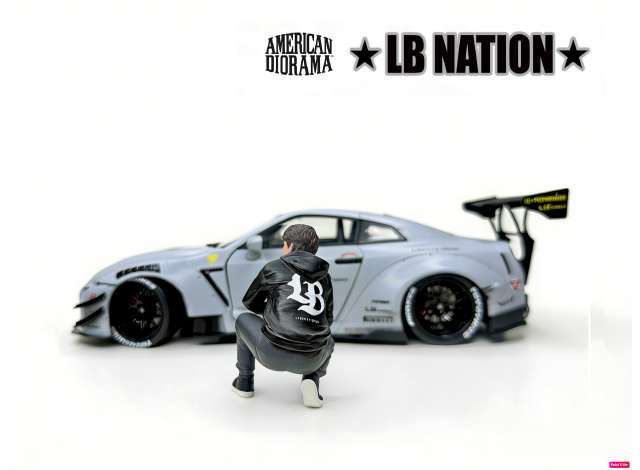 Liberty Walk *LB NATION* - 4 1:18 American Diorama Model