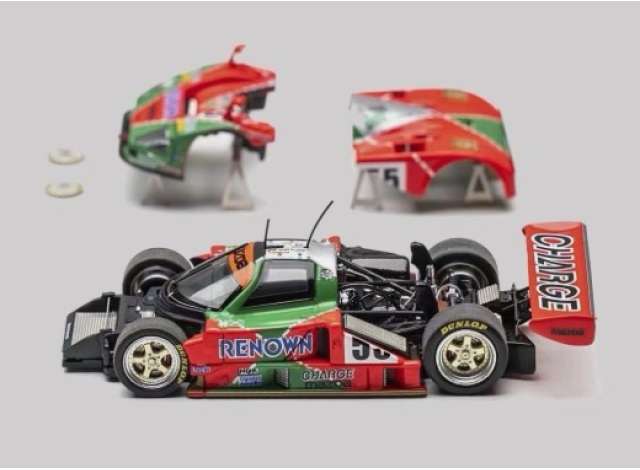 Pre-Order – Mazda 787B #55 Champion Car, red/green 1:64 Motorhelix Model (MH60101-55) – ETA. September 2026