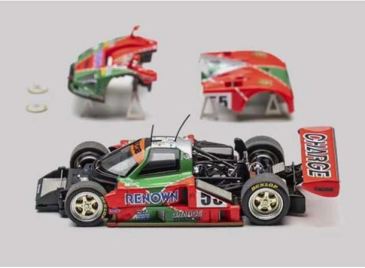 Pre-Order – Mazda 787B #55 Champion Car, red/green 1:64 Motorhelix Model (MH60101-55) – ETA. September 2026