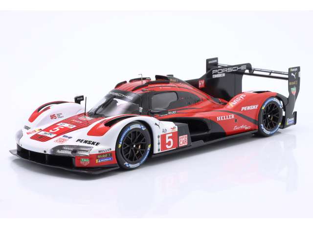 Pre-Order – 2024 Porsche 963 #5 Matt Campbell/Michael Christensen/Frédéric Makowiecki 6th 24h LeMans Porsche Penske Motorsport, red/white 1:18 IXO Models Model (ixoLEGT963-LM008) – ETA. TBC