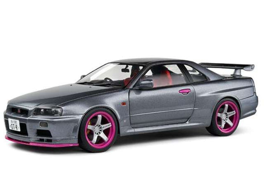 Pre-Order – 1999 Nissan Skyline GT-R (R34), grey 1:18 Solido Model (soli1804310) – ETA. September 2026