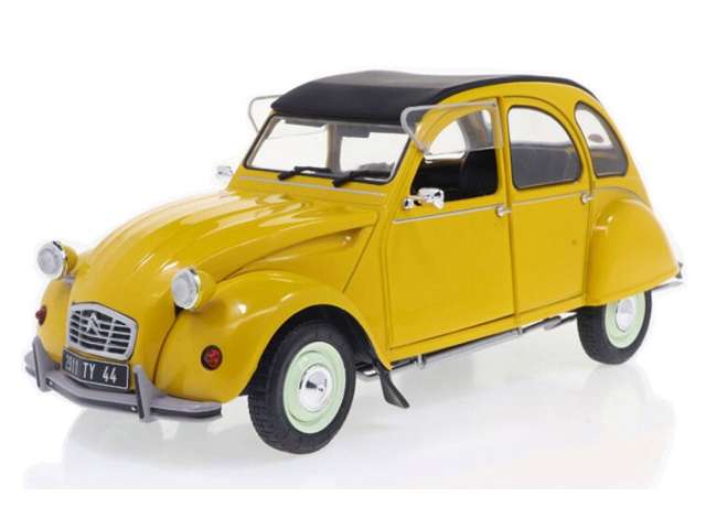 Pre-Order – 1982 Citroen 2CV6, yellow 1:18 Solido Model (soli1805027) – ETA. September 2026