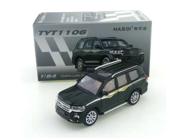 Pre-Order – 2016 Toyota Land Cruiser LC200, green 1:64 Massdi Model (MAS-TYT1106) – ETA. October 2026