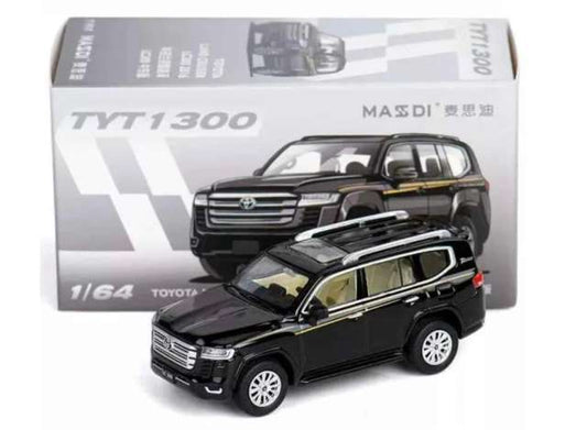Pre-Order – Toyota Land Cruiser LC300, black 1:64 Massdi Model (MAS-TYT1300) – ETA. October 2026