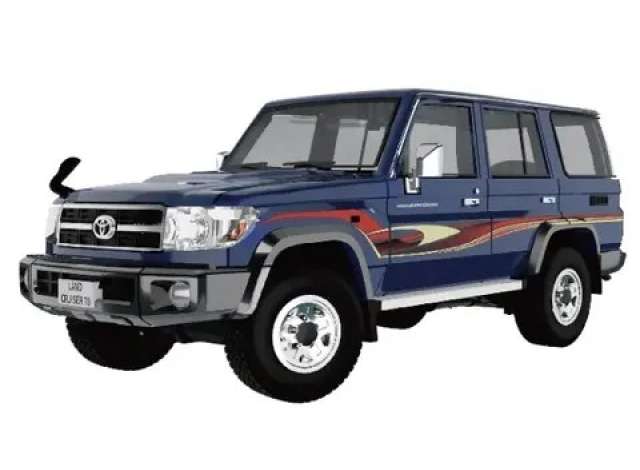 Pre-Order – 1994 Toyota Land Cruiser LC76, blue 1:64 Massdi Model (MAS-TYT1908) – ETA. October 2026