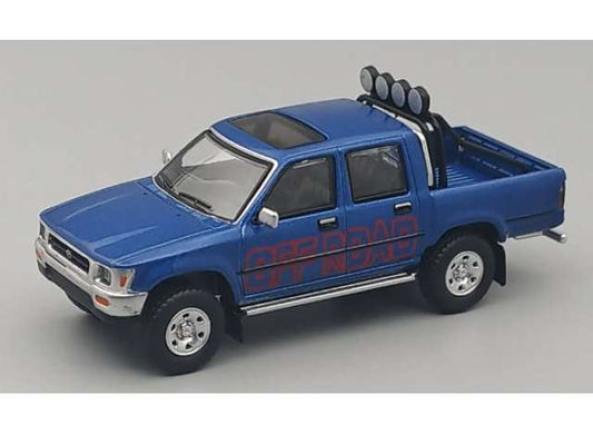 Pre-Order – 1994 Toyota Hilux LN107, purplish blue 1:64 Massdi Model (MAS-TYT3900) – ETA. October 2026