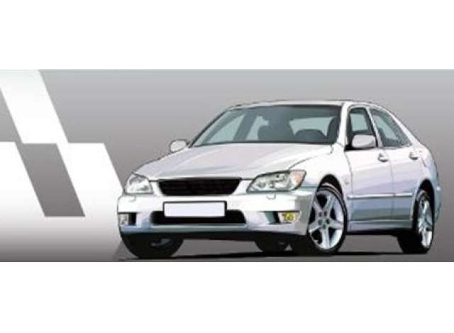 Pre-Order – 2000 Lexus IS300, silver 1:64 Massdi Model (MAS-LEX1004) – ETA. October 2026