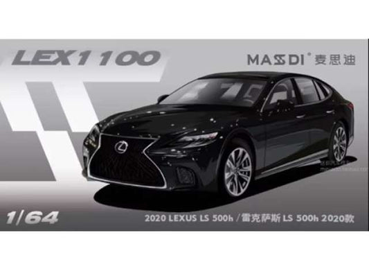 Pre-Order – 2020 Lexus LS 500h, black 1:64 Massdi Model (MAS-LEX1100) – ETA. October 2026