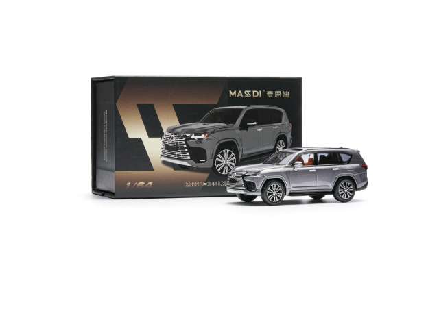 Pre-Order – 2022 Lexus LS LX600, dark grey 1:64 Massdi Model (MAS-LEX2602) – ETA. October 2026
