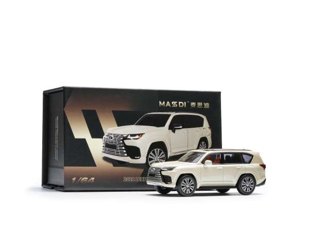 Pre-Order – 2022 Lexus LS LX600, gold 1:64 Massdi Model (MAS-LEX2603) – ETA. October 2026