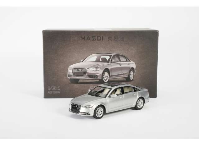 Pre-Order – Audi A6L (C7), silver 1:64 Massdi Model (MAS-AD1504) – ETA. October 2026