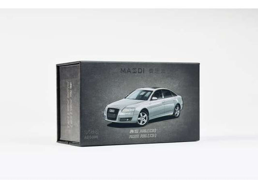 Pre-Order – Audi A6L (C6), silver 1:64 Massdi Model (MAS-AD1604) – ETA. October 2026