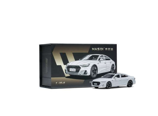 Pre-Order – 2022 Audi A7L, white 1:64 Massdi Model (MAS-AD2101) – ETA. October 2026