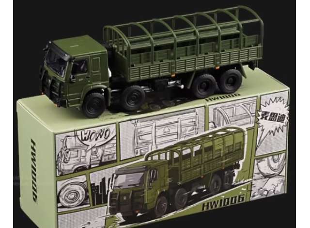 Pre-Order – HOWO, army green 1:64 Massdi Model (MAS-HW1006) – ETA. October 2026