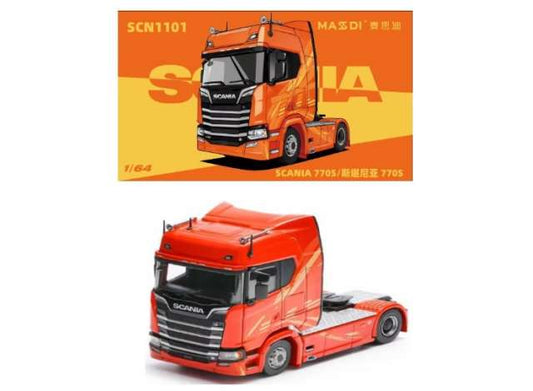 Pre-Order – Scania 770S, orange 1:64 Massdi Model (MAS-SCN1101) – ETA. October 2026