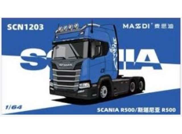 Pre-Order – Scania R500, blue 1:64 Massdi Model (MAS-SCN1203) – ETA. October 2026